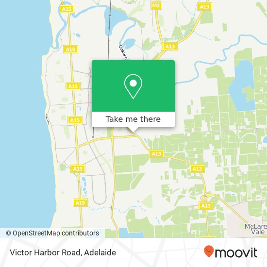 Victor Harbor Road map