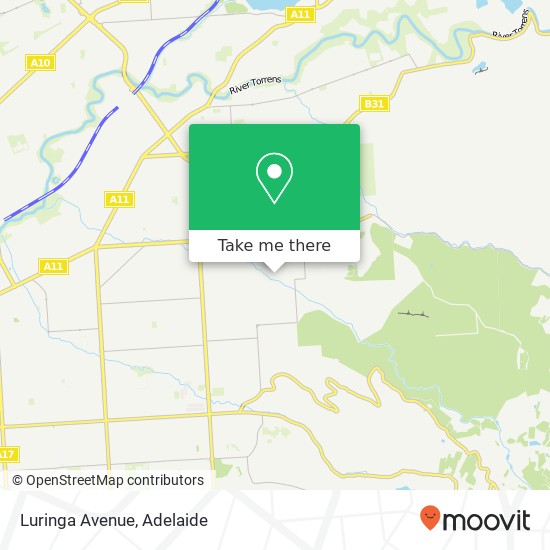 Luringa Avenue map