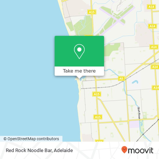 Red Rock Noodle Bar map