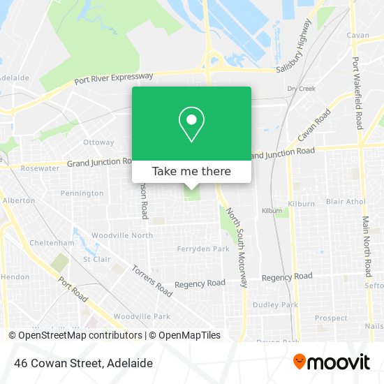 46 Cowan Street map
