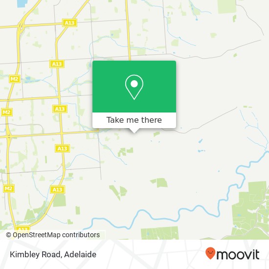 Mapa Kimbley Road