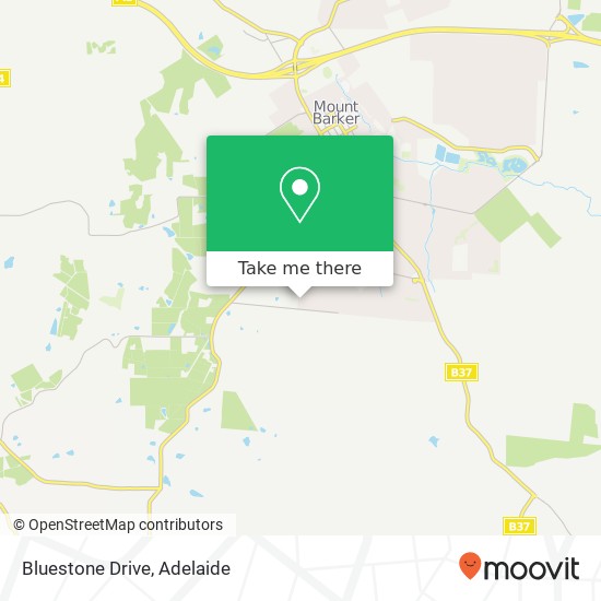 Mapa Bluestone Drive