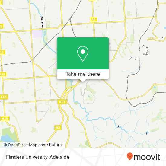 Flinders University map