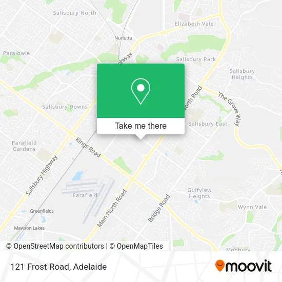 121 Frost Road map