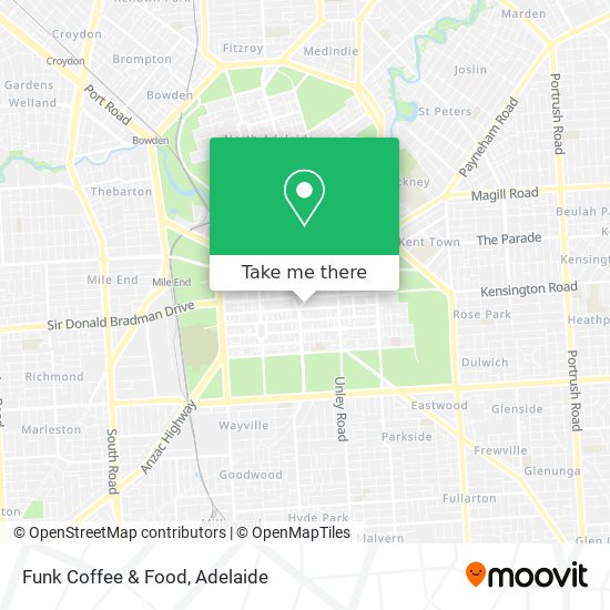 Funk Coffee & Food map