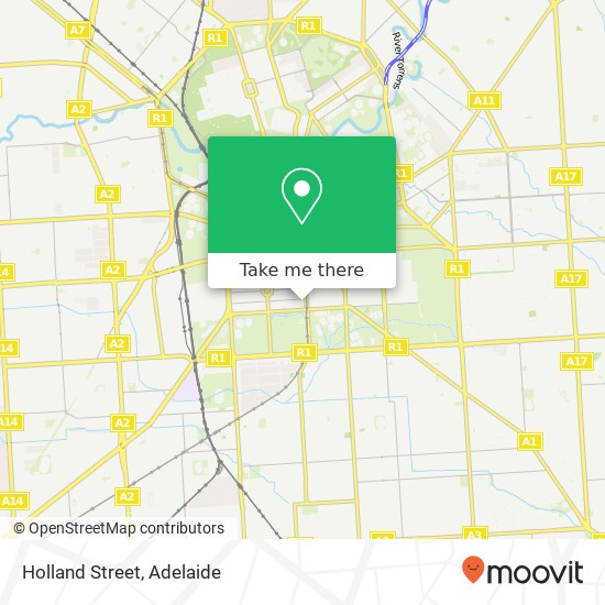 Holland Street map