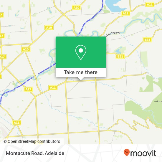 Mapa Montacute Road