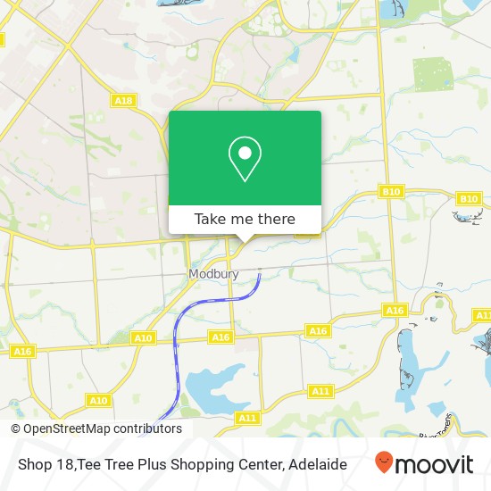 Shop 18,Tee Tree Plus Shopping Center map