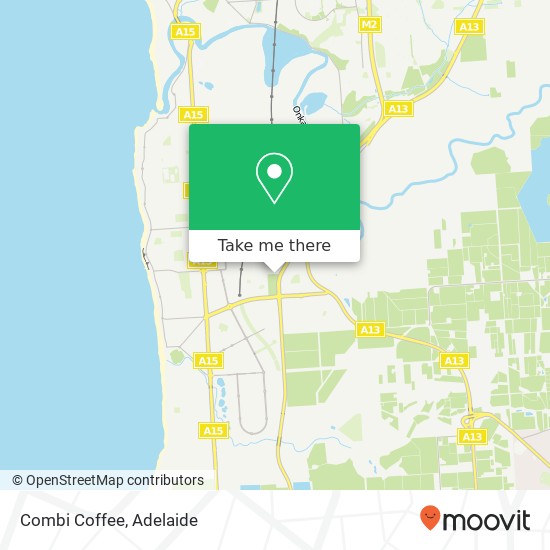 Mapa Combi Coffee, The Mews Seaford SA 5169