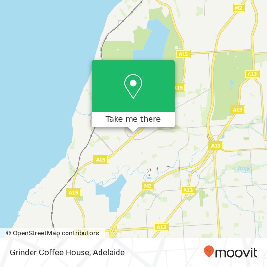 Grinder Coffee House, Hallett Cove SA 5158 map