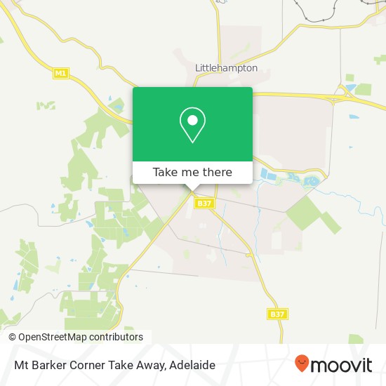 Mt Barker Corner Take Away, 1 Alexandrina Rd Mount Barker SA 5251 map