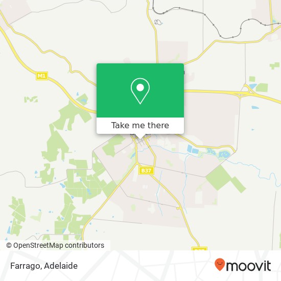 Mapa Farrago, 25 Gawler St Mount Barker SA 5251