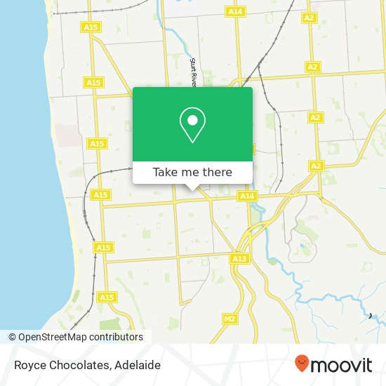 Royce Chocolates, Oaklands Park SA 5046 map