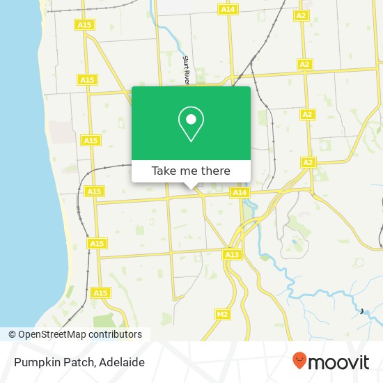 Pumpkin Patch, Oaklands Park SA 5046 map