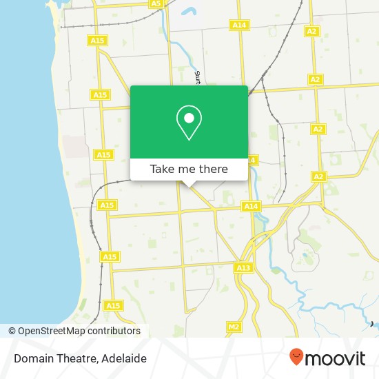 Domain Theatre map