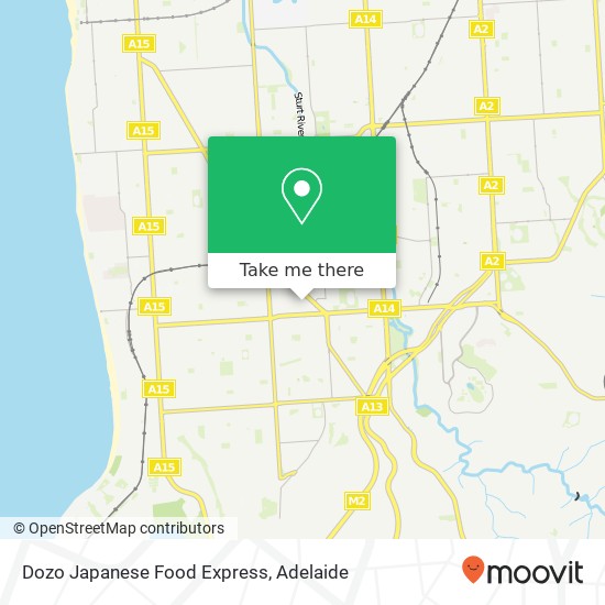 Dozo Japanese Food Express, Oaklands Park SA 5046 map