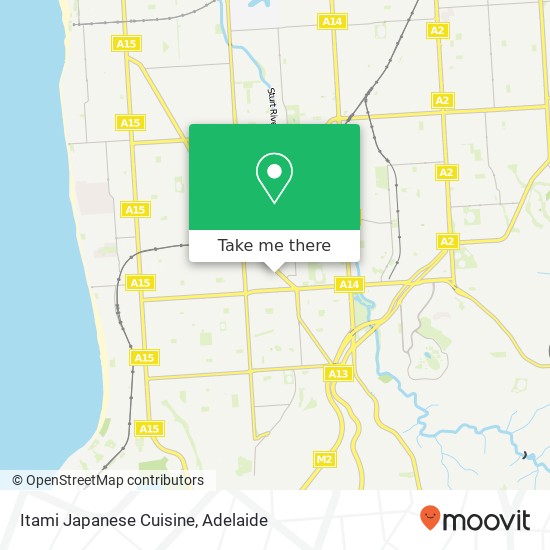 Itami Japanese Cuisine, Oaklands Park SA 5046 map