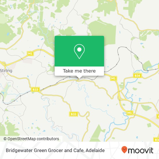 Bridgewater Green Grocer and Cafe, Bridgewater SA 5155 map
