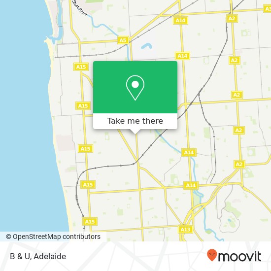 Mapa B & U, 352 Morphett Rd Warradale SA 5046