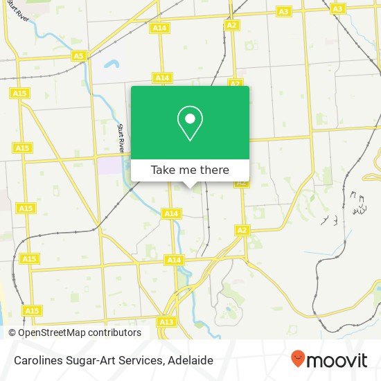 Carolines Sugar-Art Services, 42 Quick Rd Mitchell Park SA 5043 map