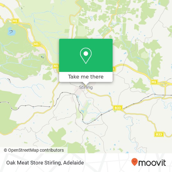 Mapa Oak Meat Store Stirling, 23 Mount Barker Rd Stirling SA 5152