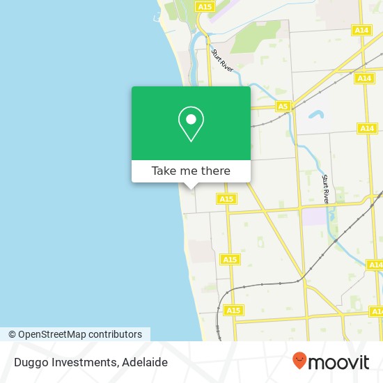 Duggo Investments, 13 Marine St Somerton Park SA 5044 map