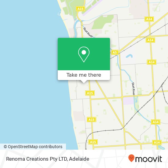 Renoma Creations Pty LTD, 103 Partridge St Glenelg South SA 5045 map