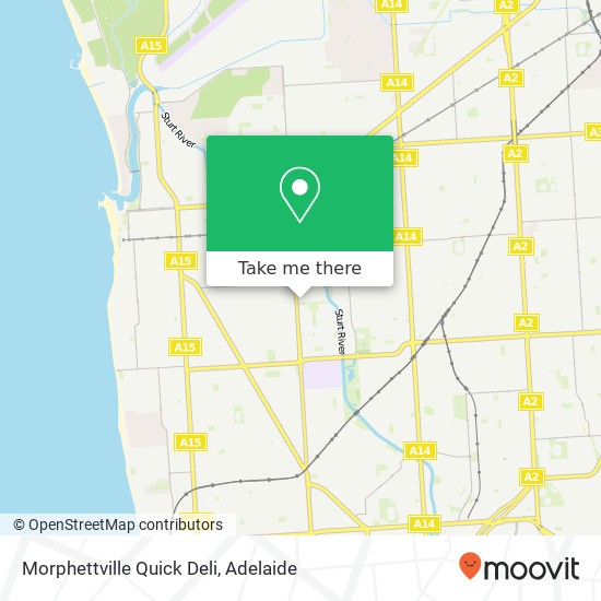 Morphettville Quick Deli, 9 Denham Ave Morphettville SA 5043 map