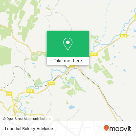 Mapa Lobethal Bakery, 37 Onkaparinga Valley Rd Balhannah SA 5242