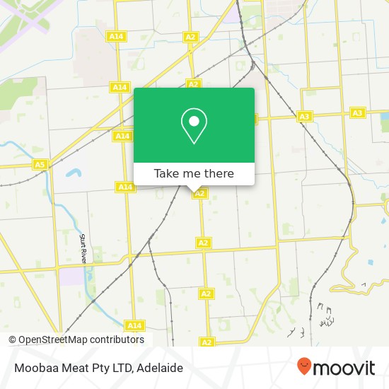 Mapa Moobaa Meat Pty LTD, 992 South Rd Edwardstown SA 5039