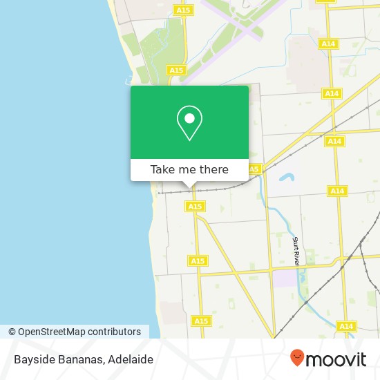 Bayside Bananas, Jetty Rd Glenelg SA 5045 map