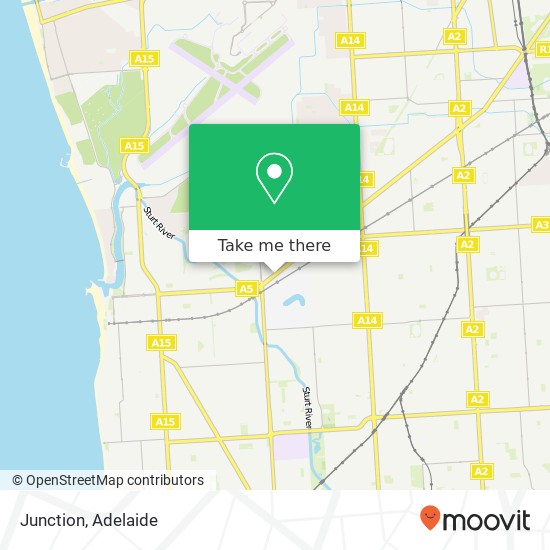 Mapa Junction, Anzac Hwy Camden Park SA 5038