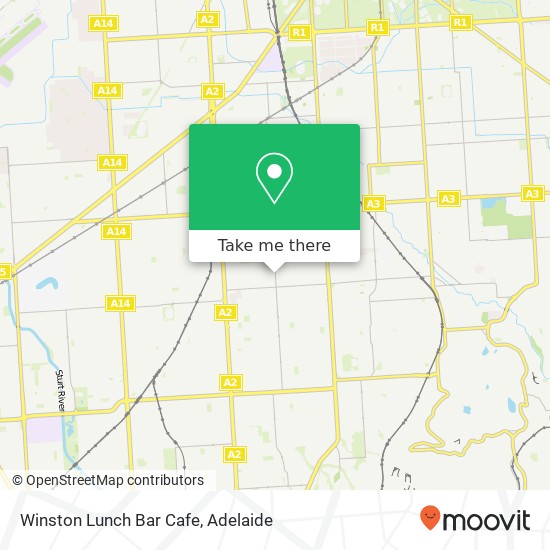 Winston Lunch Bar Cafe, Winston Ave Clarence Gardens SA 5039 map