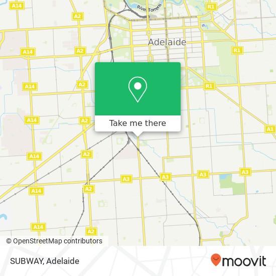 SUBWAY, Goodwood Rd Millswood SA 5034 map