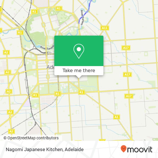 Nagomi Japanese Kitchen, 242 Hutt St Adelaide SA 5000 map