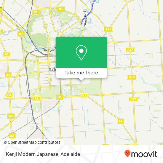 Mapa Kenji Modern Japanese, 242 Hutt St Adelaide SA 5000