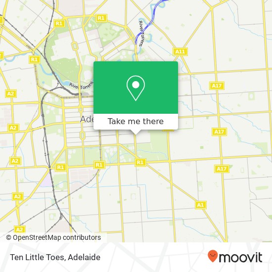 Ten Little Toes, 216 Hutt St Adelaide SA 5000 map