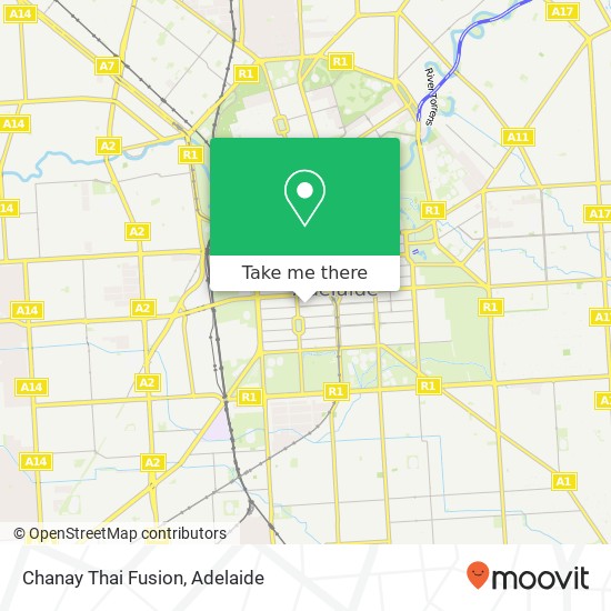 Chanay Thai Fusion, 108 Gouger St Adelaide SA 5000 map