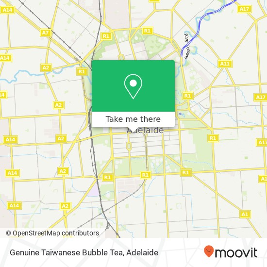 Mapa Genuine Taiwanese Bubble Tea, Moonta St Adelaide SA 5000