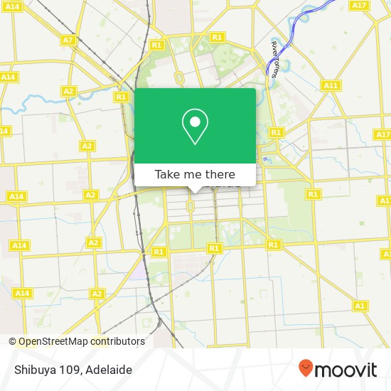 Shibuya 109, 101-113 Gouger St Adelaide SA 5000 map