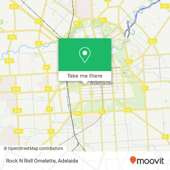 Rock N Roll Omelette, 228 Grote St Adelaide SA 5000 map