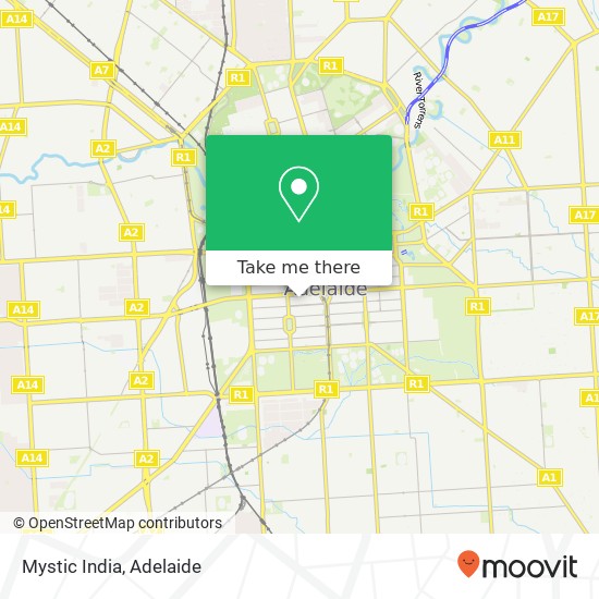 Mapa Mystic India, Moonta St Adelaide SA 5000