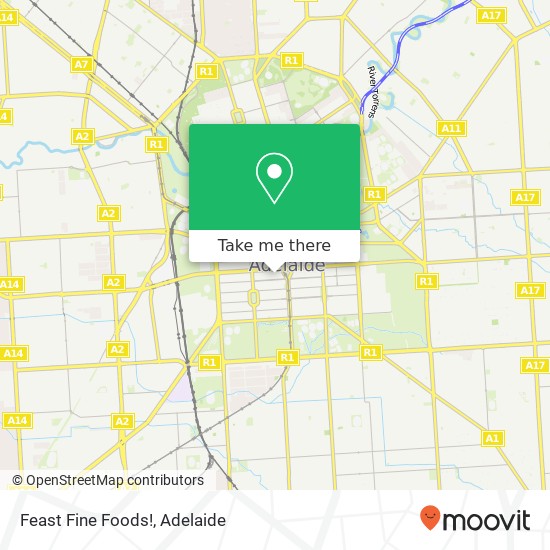 Feast Fine Foods!, 1-69 Grote St Adelaide SA 5000 map