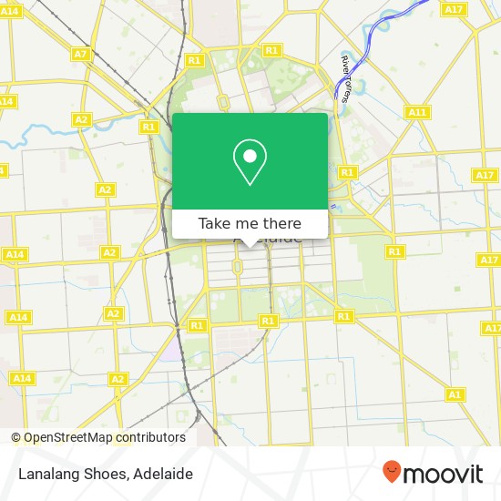 Lanalang Shoes, Gouger St Adelaide SA 5000 map