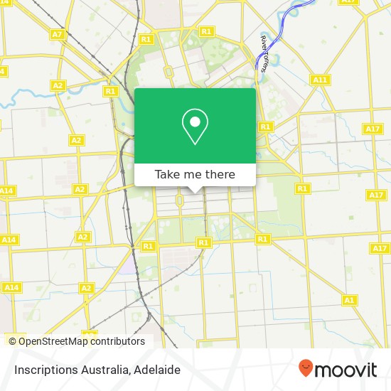 Mapa Inscriptions Australia, 53 Wright St Adelaide SA 5000