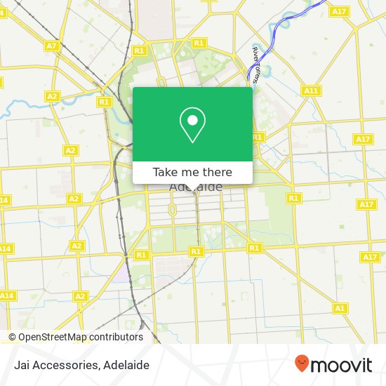 Jai Accessories, Adelaide SA 5000 map