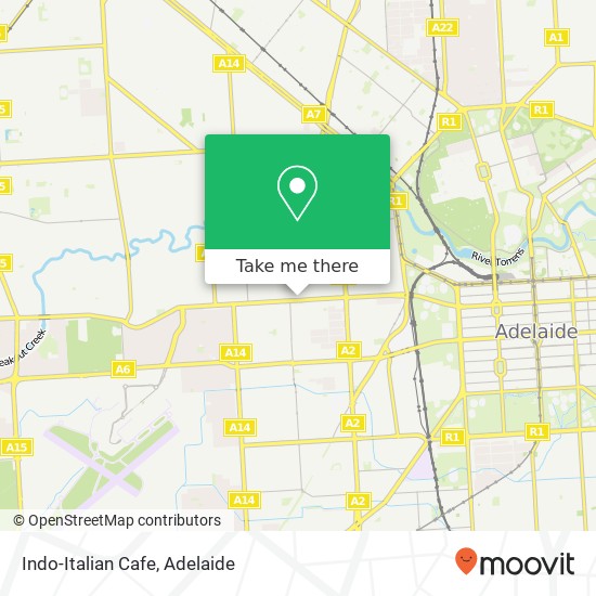 Indo-Italian Cafe, 170B Henley Beach Rd Torrensville SA 5031 map