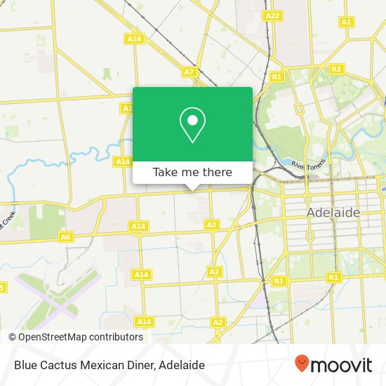 Blue Cactus Mexican Diner, 127 Henley Beach Rd Mile End SA 5031 map