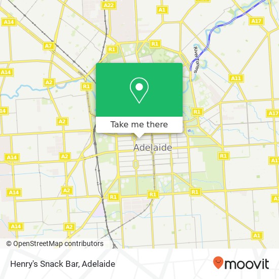 Henry's Snack Bar, 115 Waymouth St Adelaide SA 5000 map