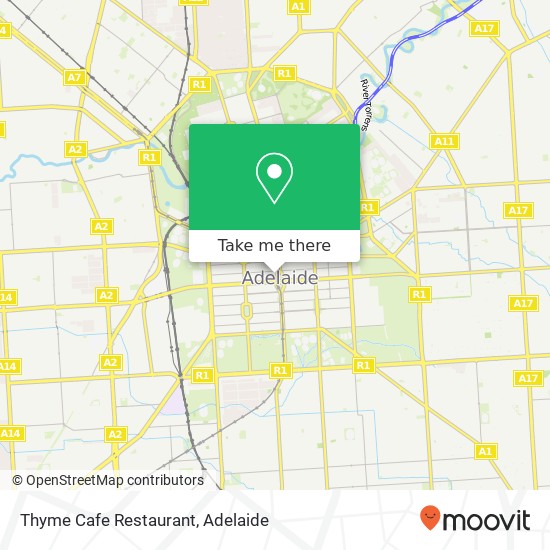 Thyme Cafe Restaurant, 191 Victoria Sq Adelaide SA 5000 map